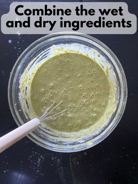 matcha pancake batter
