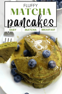 matcha pancakes pin