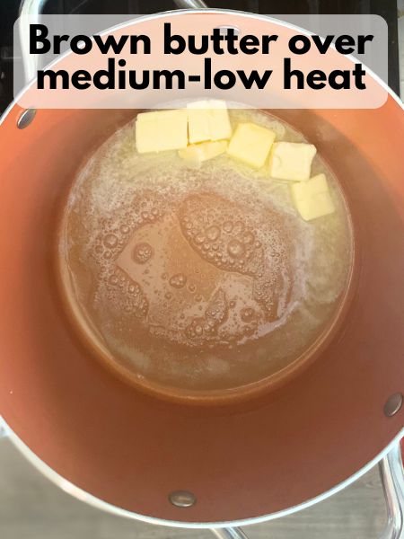 butter in pot melting