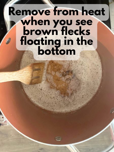 browned butter that is done