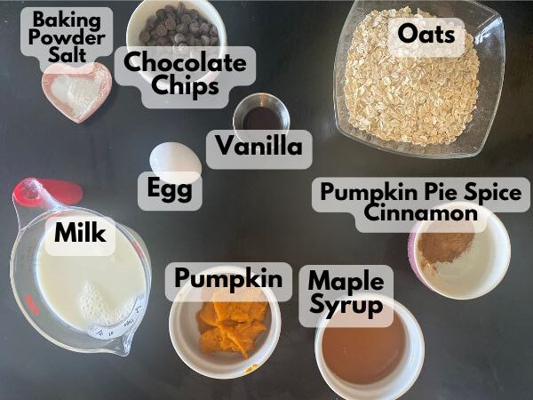 pumpkin baked oatmeal ingredients
