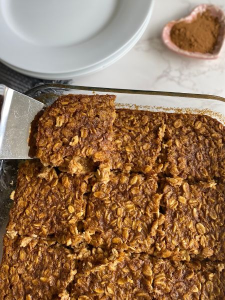 baked pumpkin oatmeal
