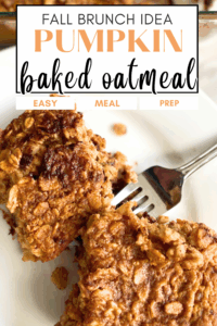 pumpkin baked oatmeal pin
