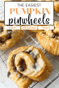 pumpkin breakfast pinwheels