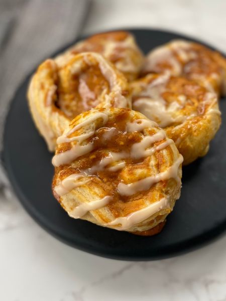 pumpkin cream cheese pinwheels