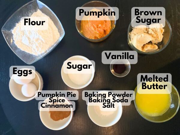 pumpkin snickerdoodle muffin ingredients