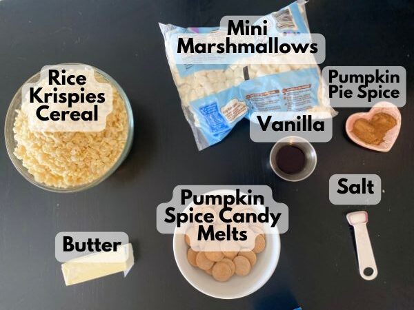 pumpkin spice rice krispie treats ingredients