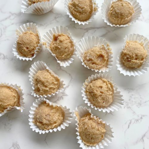 snickerdoodle cookie dough balls