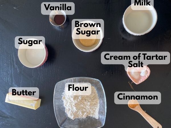 snickerdoodle cookie dough ingredients