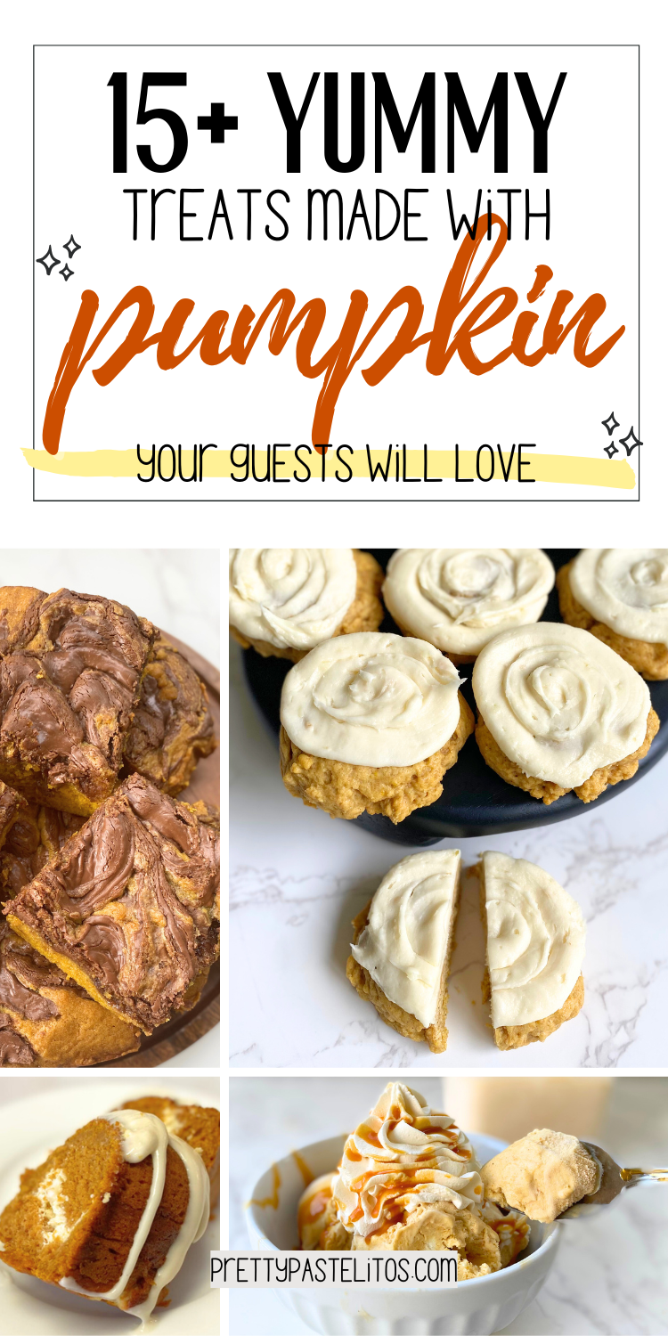 Looking for the best pumpkin desserts to make this fall? These 15 easy pumpkin recipes include cookies, donuts, cupcakes, blondies, and more cozy treats you’ll love.