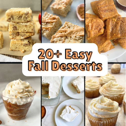 20 easy fall desserts feature