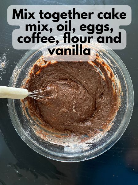 Halloween whoopie pie batter