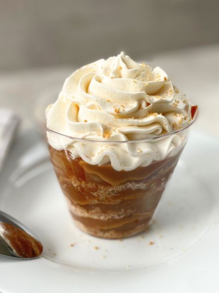 apple pie dulce de leche parfaits