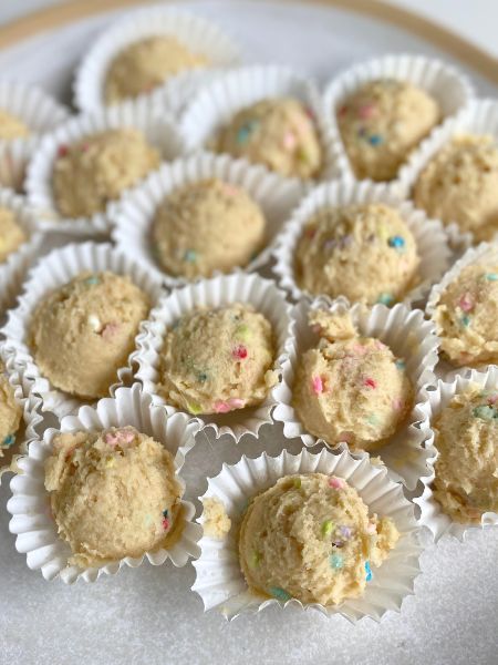 birthday cake cookie dough