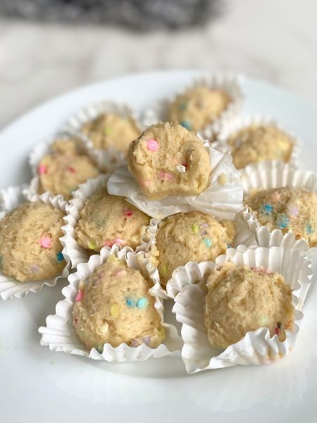 birthday cake cookie dough