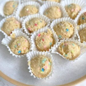 birthday cake cookie dough