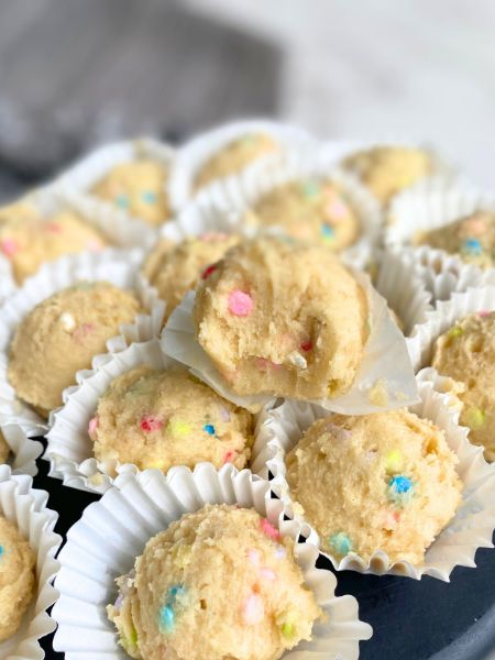 birthday cake cookie dough