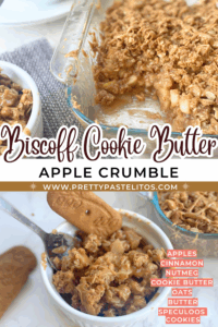 biscoff apple crumble pin