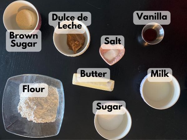 dulce de leche cookie dough ingredients