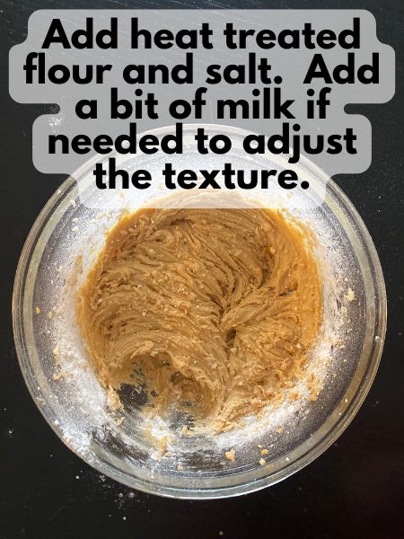 finished dulce de leche cookie dough