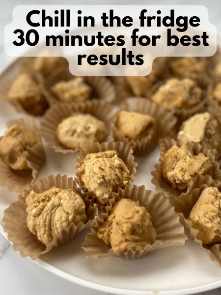 chilled dulce de leche cookie dough