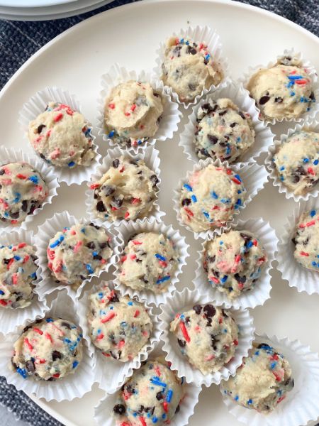 4th of July cookie dough