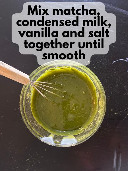 matcha base for matcha lavender ice cream