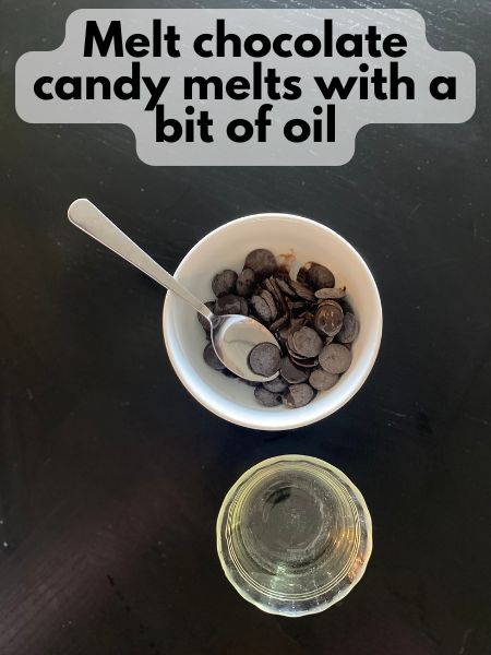 melting chocolate with oil