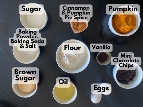 mini pumpkin muffins ingredients