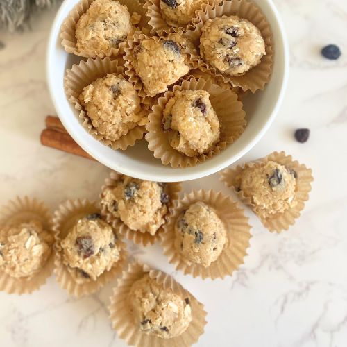 oatmeal raisin cookie dough