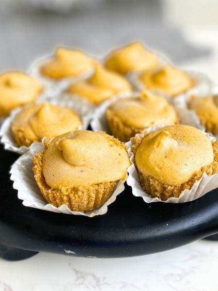 pumpkin cheesecake bites