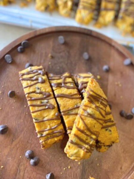 pumpkin chocolate chip biscotti