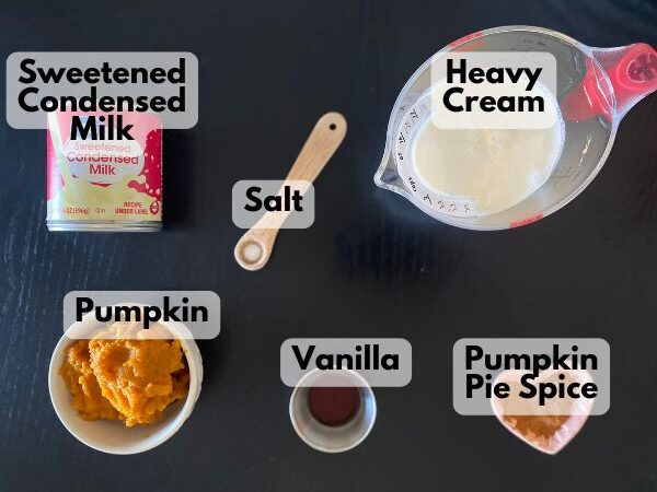 pumpkin ice cream ingredients