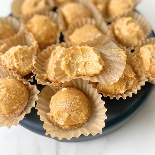 pumpkin spice cookie dough balls