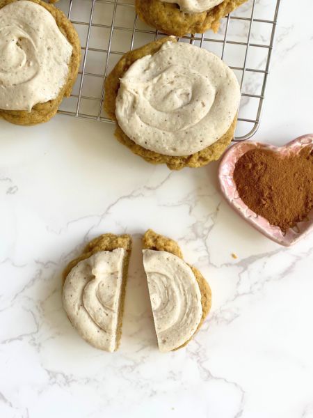 pumpkin sugar cookies