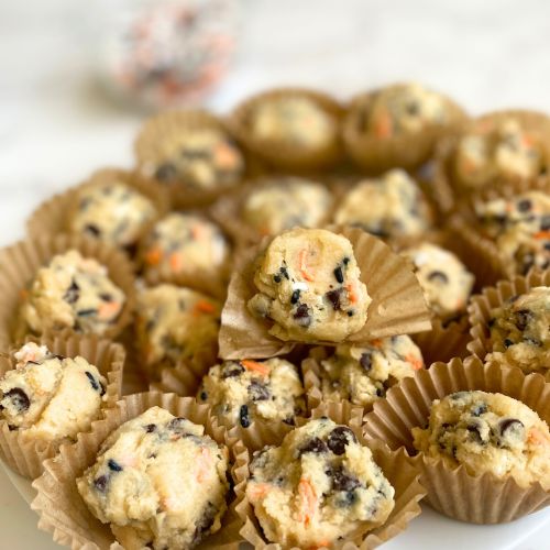 Halloween cookie dough balls