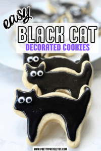 cat halloween sugar cookies pin