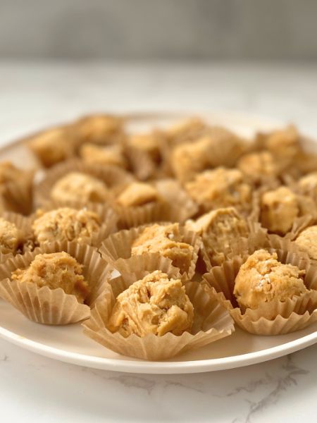 dulce de leche cookie dough balls