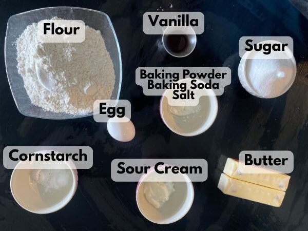 frosted Halloween cookies ingredients