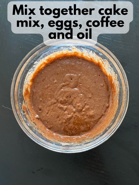 chocolate cupcake batter