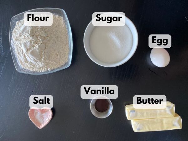 Halloween cutout cookies ingredients