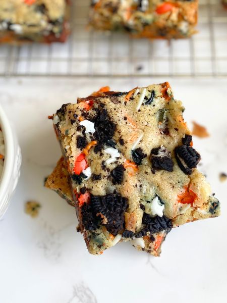 Halloween blondies