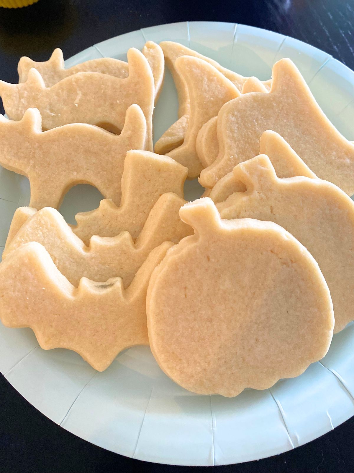 pre-baked Halloween sugar cookies