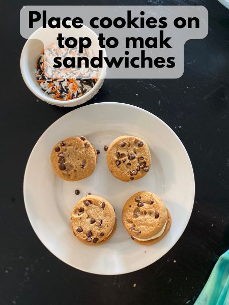 assembled sandwich cookies