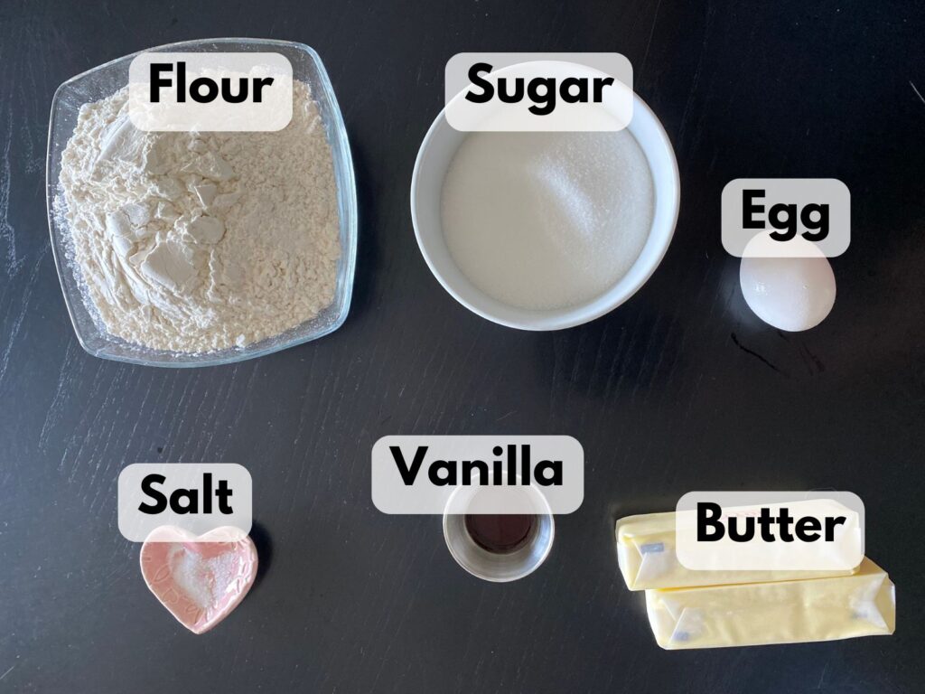 sugar cookie dough ingredients