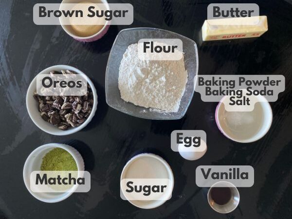matcha oreo cookies ingredients