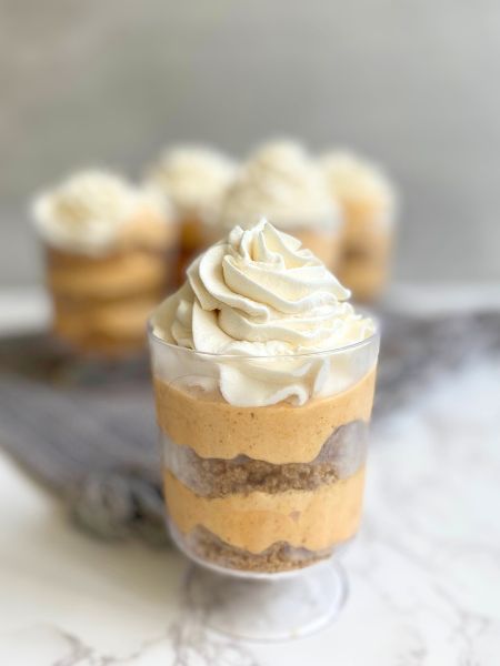 pumpkin cheesecake cups