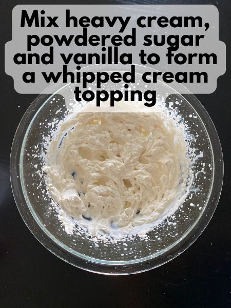 whipped cream