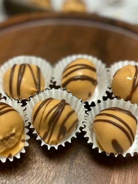 salted caramel cookie butter truffles
