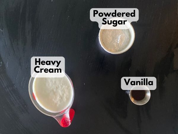 whipped cream ingredients